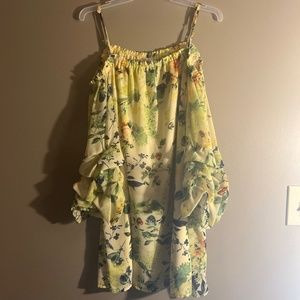 Versatile top/off shoulder or partial with straps